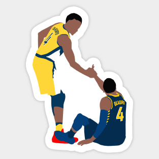 Victor Oladipo Helps Himself Up Sticker